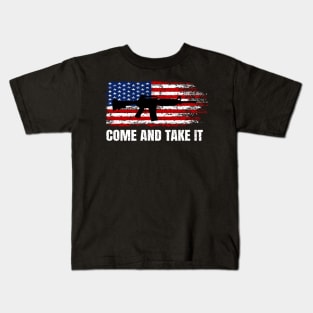 Gun Rights Come And Take It Kids T-Shirt